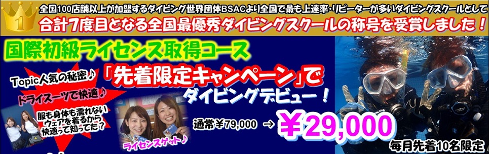 徳島ダイビングスクール 海底少年 徳島ダイビング 香川ダイビング 高知ダイビング 愛媛ダイビング